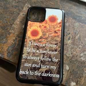 iPhone 11 Pro sunflower case